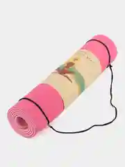 Фуксия коврик для йоги и фитнеса, нескользящий, спортивный, гимнастический коврик для тренировок