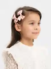 Заколки-бантики на зажиме, 2 штуки