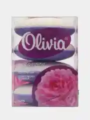 Мыло твердое, туалетное, для рук, тела и лица Olivia Пион, 4х105 гр, 4 упаковки, 420 гр