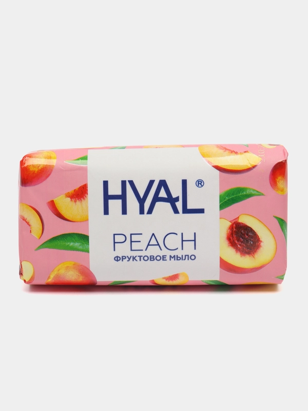HYAL Мыло туалетное твердое "Peach" Персик, 140 г