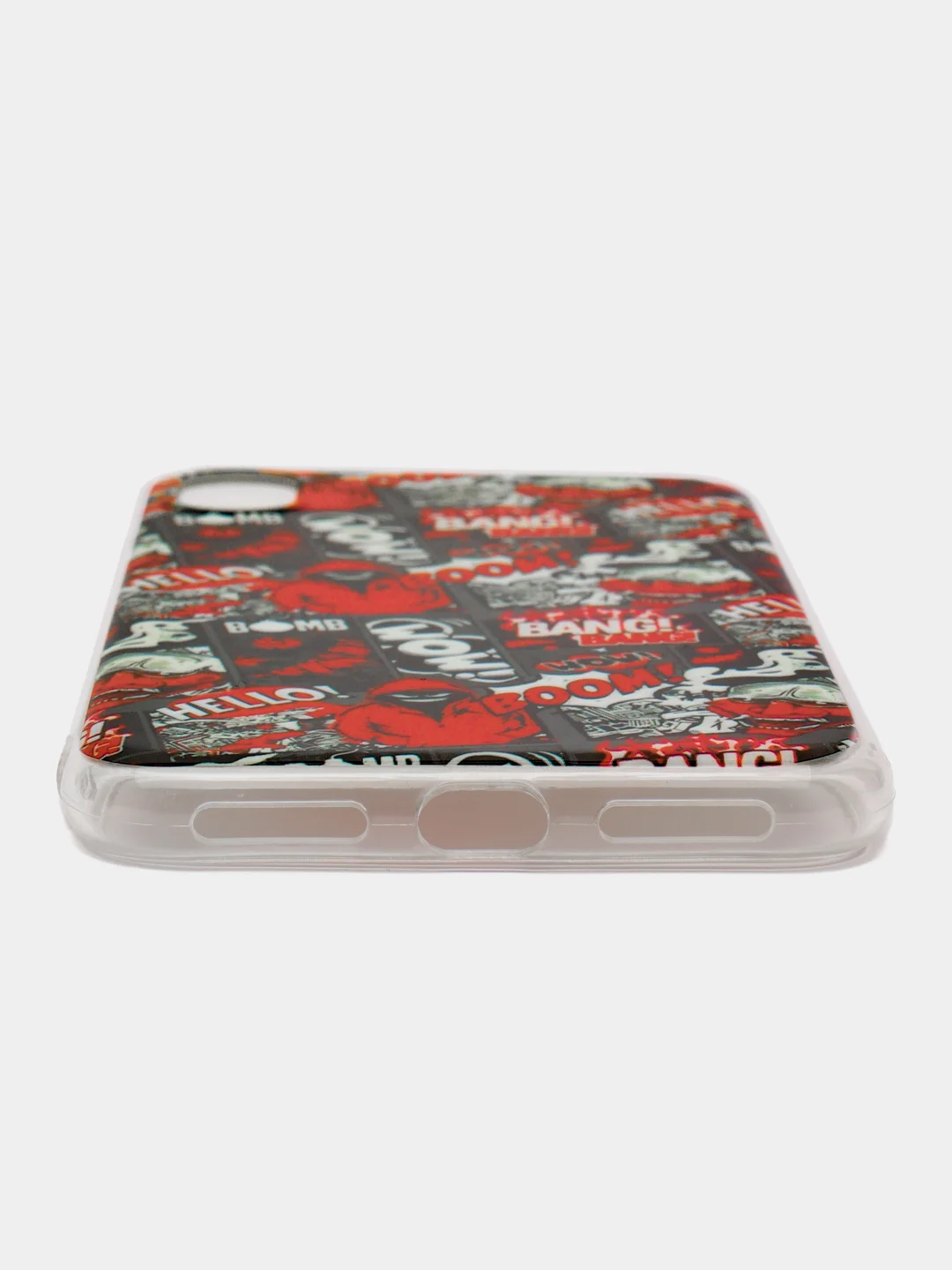 Бордовый чехол для iPhone X, XS