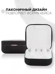 Черный чехол на Xiaomi Mi TWS Earphones 2 Basic/Air 2 SE для наушников силиконовый КАРТОФАН