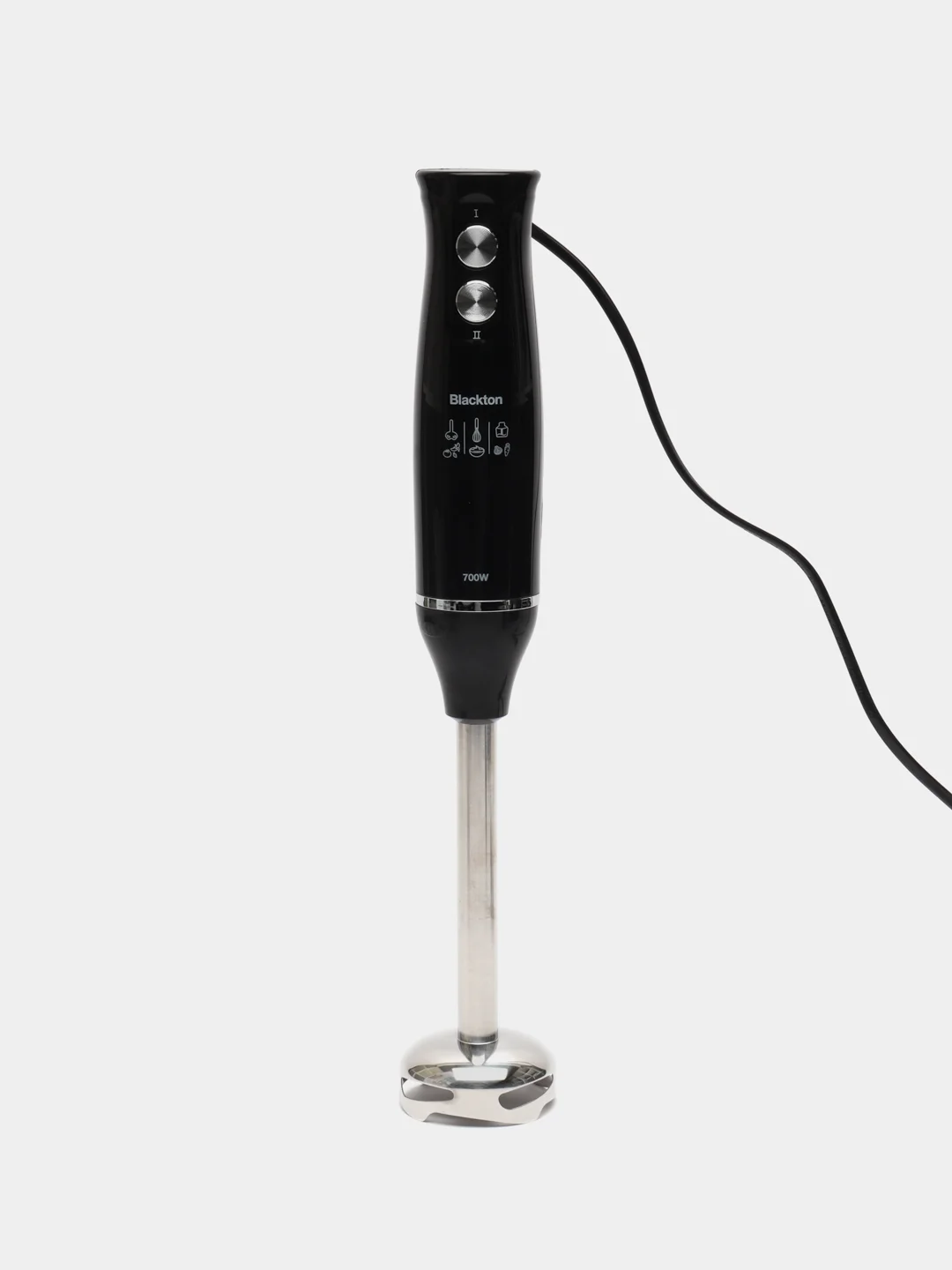 Черный блендер ручной Blackton Bt HB732SS, 3в1 миксер, блендер, измельчитель, 2 СКОРОСТИ