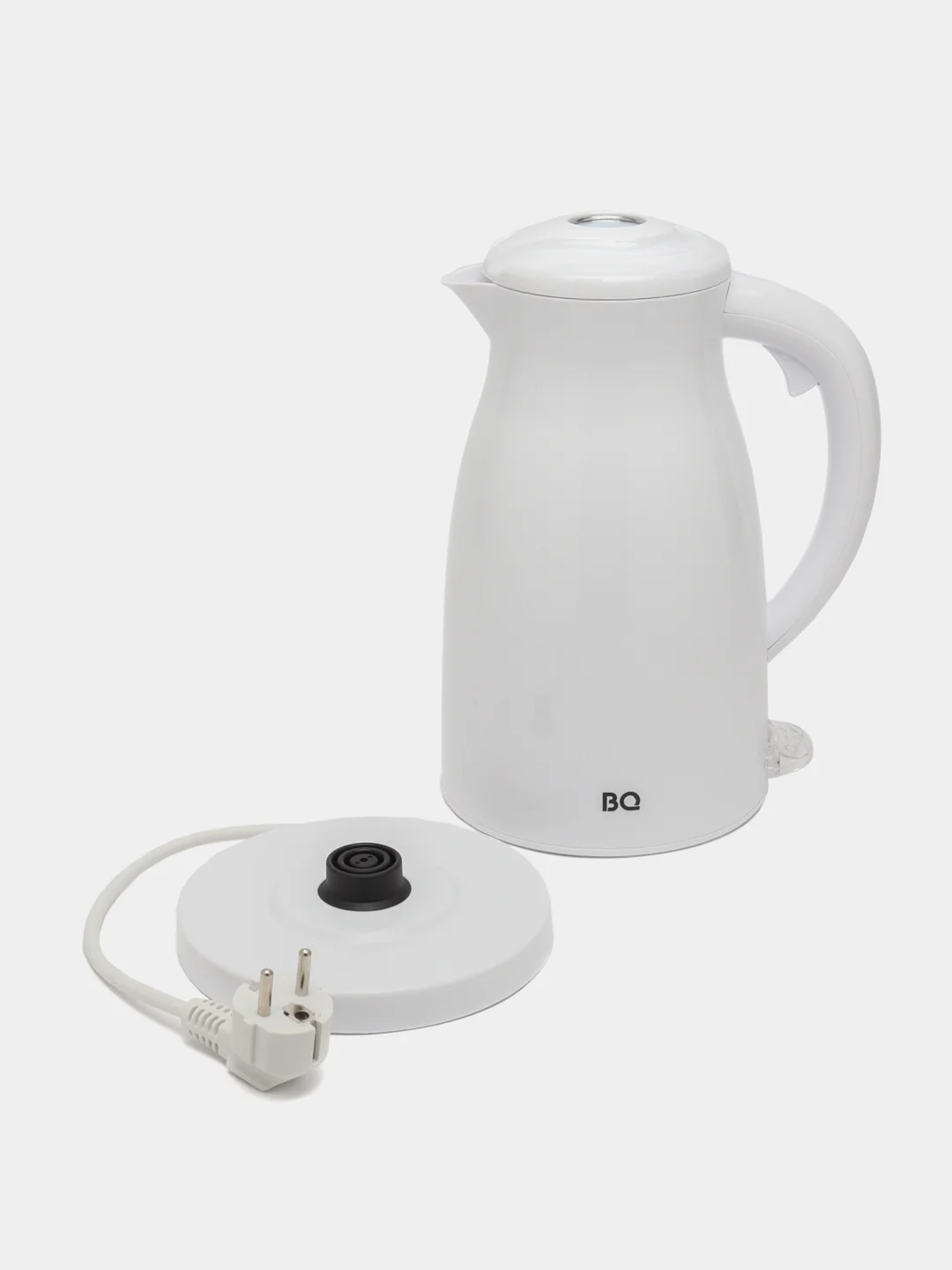 Белый чайник BQ KT1709S, ЭФФЕКТ ТЕРМОСА, МОЩНОСТЬЮ 2200 Вт, 2.5л, ВСТРОЕННЫЙ ТЕРМОМЕТР