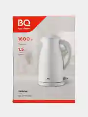 Белый чайник BQ KT1709S, ЭФФЕКТ ТЕРМОСА, МОЩНОСТЬЮ 2200 Вт, 2.5л, ВСТРОЕННЫЙ ТЕРМОМЕТР