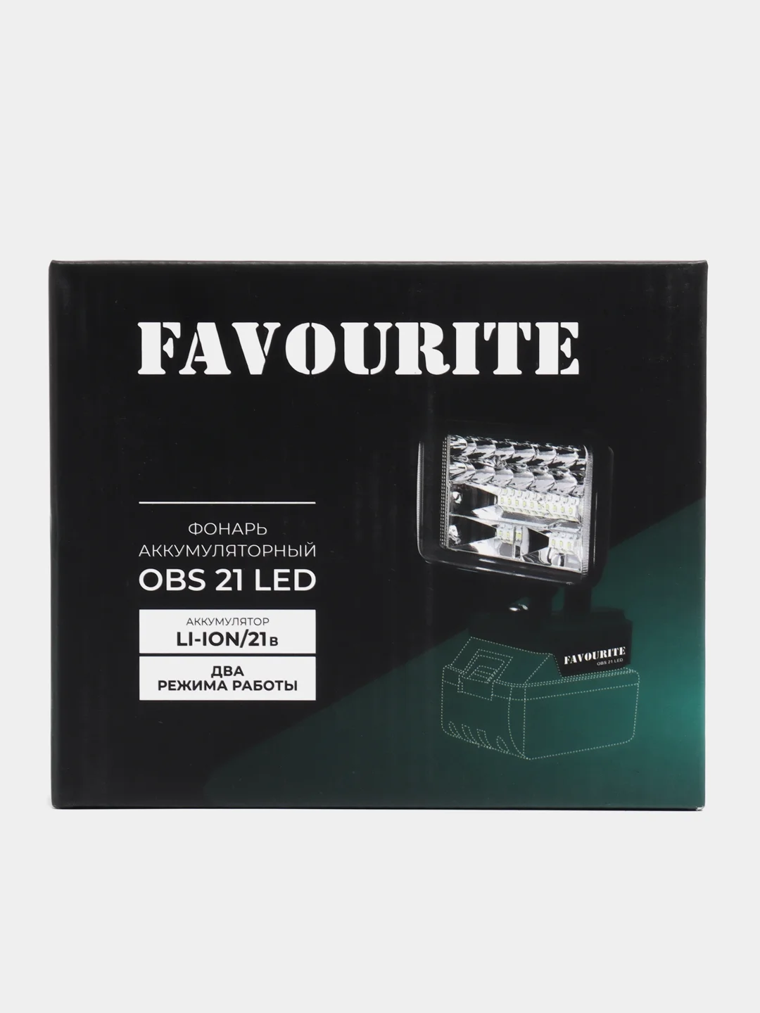 Фонарь аккумуляторный OBS 21 LED 21 B, 12/24 Вт, 1800 лм max, без аккумуляторов и з/у