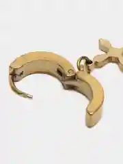 Бежевый серьги Крестики