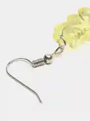 Желтый серьги с мишкой