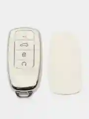 Белый чехол для смарт ключа Chery Tiggo 8 Pro/8 Pro Max/7 Pro Max/OMODA C5/Arrizo 8