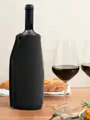Черный охлаждающая рубашка для вина, чехол охладитель для бутылки, хладагент гелевый многоразовый