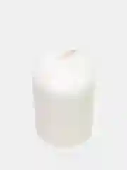 Прозрачный свеча белая