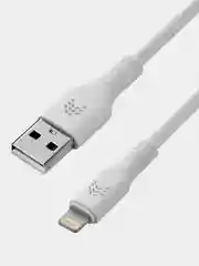 Кабель USB-A - Lightning 1м, оплётка TPE ROCKET Flex