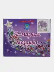 Пурпурный алмазная мозаика на подрамнике "Цветы и натюрморты", 40 х 50