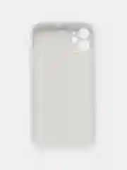 Белый чехол для iPhone 11, со стеклянной панелью, защита камеры