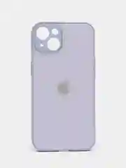 Лавандовый чехол для iPhone 13, со стеклянной панелью и защитой камеры
