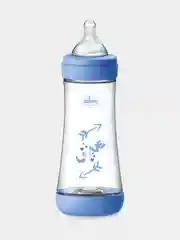 Chicco бутылочка Perfect5 Boy, 4 мес, с силиконовой соской, быстрый поток, РР, 300 мл