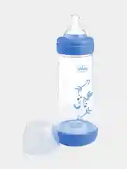 Chicco бутылочка Perfect5 Boy, 4 мес, с силиконовой соской, быстрый поток, РР, 300 мл