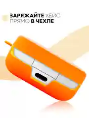Желтый чехол на Xiaomi Mi TWS Earphones 2 Basic/Air 2 SE для наушников пластиковый КАРТОФАН