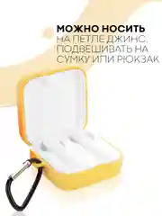 Желтый чехол на Xiaomi Mi TWS Earphones 2 Basic/Air 2 SE для наушников пластиковый КАРТОФАН