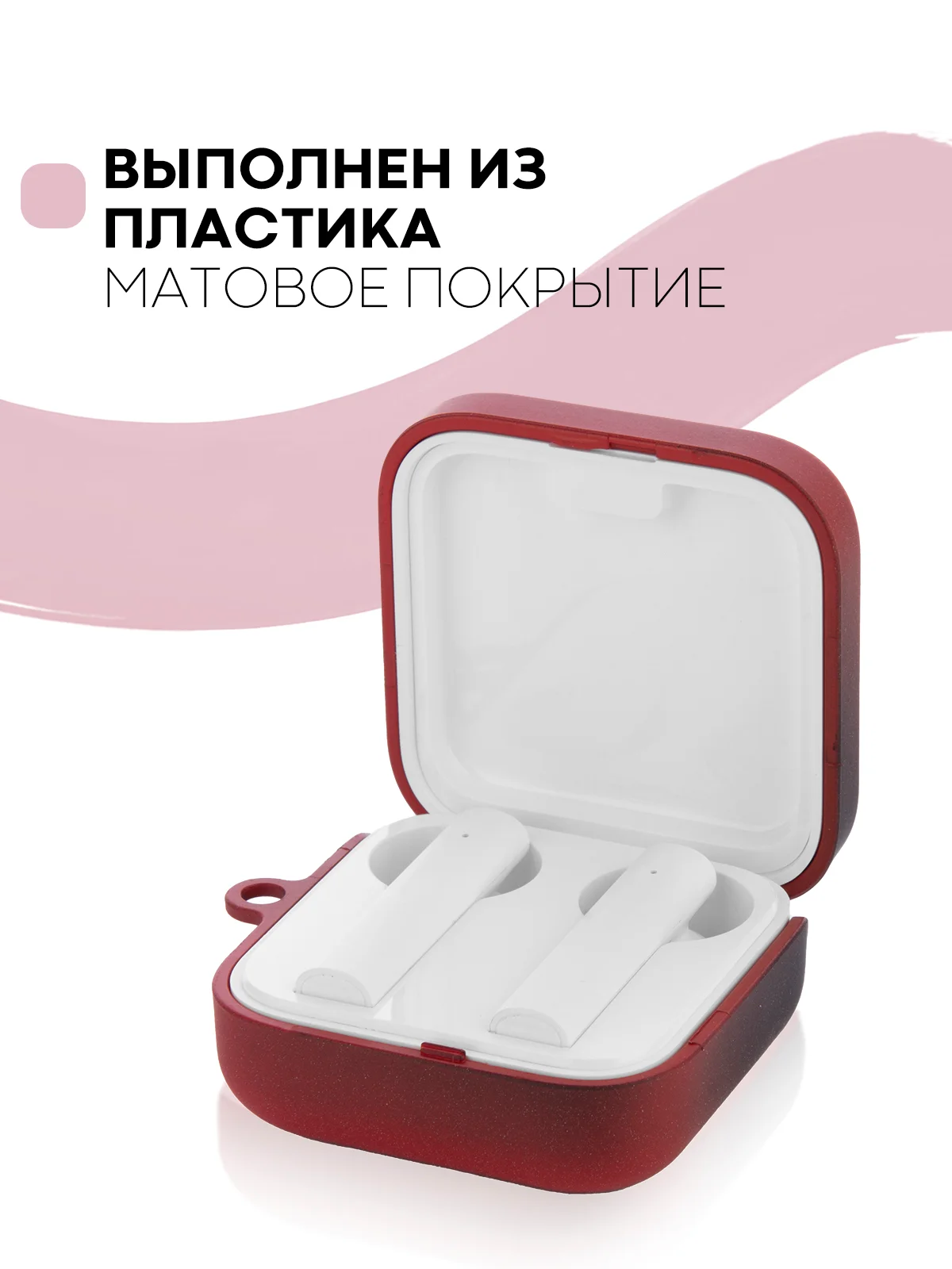 Чехол на Xiaomi Mi TWS Earphones 2 Basic/Air 2 SE для наушников пластиковый КАРТОФАН