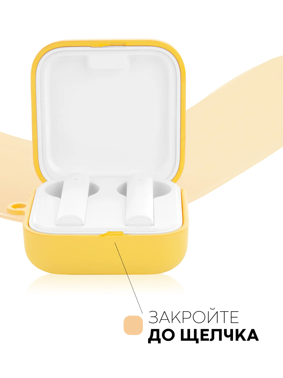Чехол на Xiaomi Mi TWS Earphones 2 Basic/Air 2 SE для наушников пластиковый КАРТОФАН