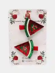 Заколки для волос "Весёлые арбузики-шейкеры"