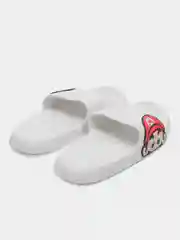 Белый шлепанцы женские