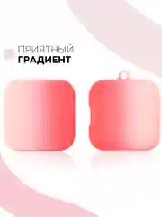 Розовый чехол на Xiaomi Mi TWS Earphones 2 Basic/Air 2 SE для наушников пластиковый КАРТОФАН