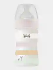 CHICCO Бутылочка Well-Being Girl 0мес.+,сил.соска медл.поток,РР,150мл.,бел