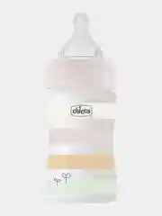 CHICCO Бутылочка Well-Being Girl 0мес.+,сил.соска медл.поток,РР,150мл.,бел