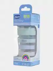CHICCO Бутылочка Well-Being Boy 0мес.+,сил.соска медл.поток,РР,150мл.,зелен
