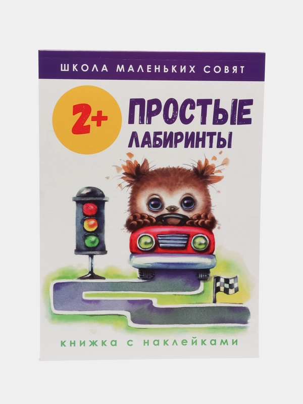Школа маленьких совят 2+. Простые лабиринты