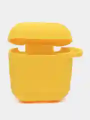 Желтый силиконовый чехол для AirPods 1/2