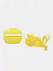 Желтый чехол для Airpods 1/2 , Airpods Pro  Capsule case with strap set