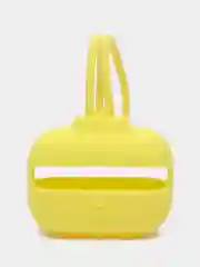 Желтый чехол для Airpods 1/2 , Airpods Pro  Capsule case with strap set