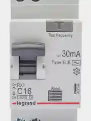 Дифференциальный автоматический выключатель 2P 16А 30мА, AC,Legrand