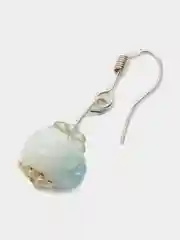 Голубой женские серьги, керамика, 4 цвета