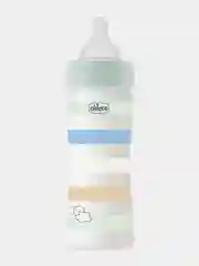 CHICCO Бутылочка Well-Being Boy 2мес.+,сил.соска средн.поток,РР,250мл.,зелен