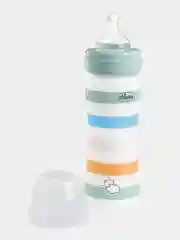 CHICCO Бутылочка Well-Being Boy 2мес.+,сил.соска средн.поток,РР,250мл.,зелен
