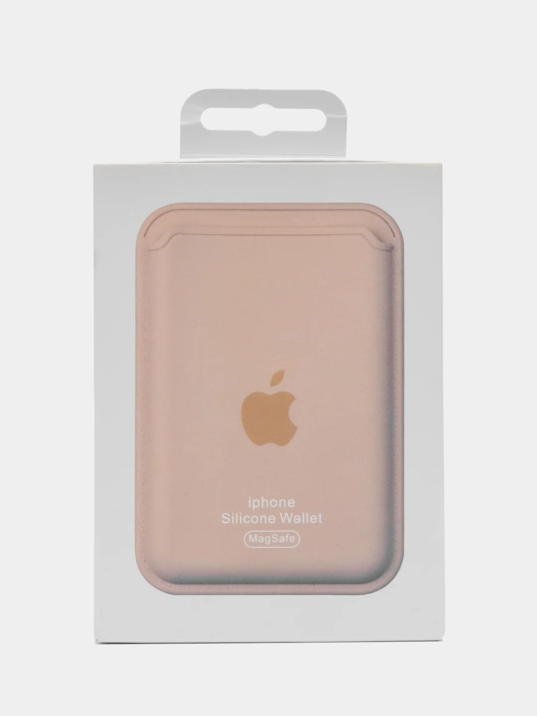 Пудровый iphone Silicone Wallet MagSafe / Силиконовый кошелёк магсэйф для айфона