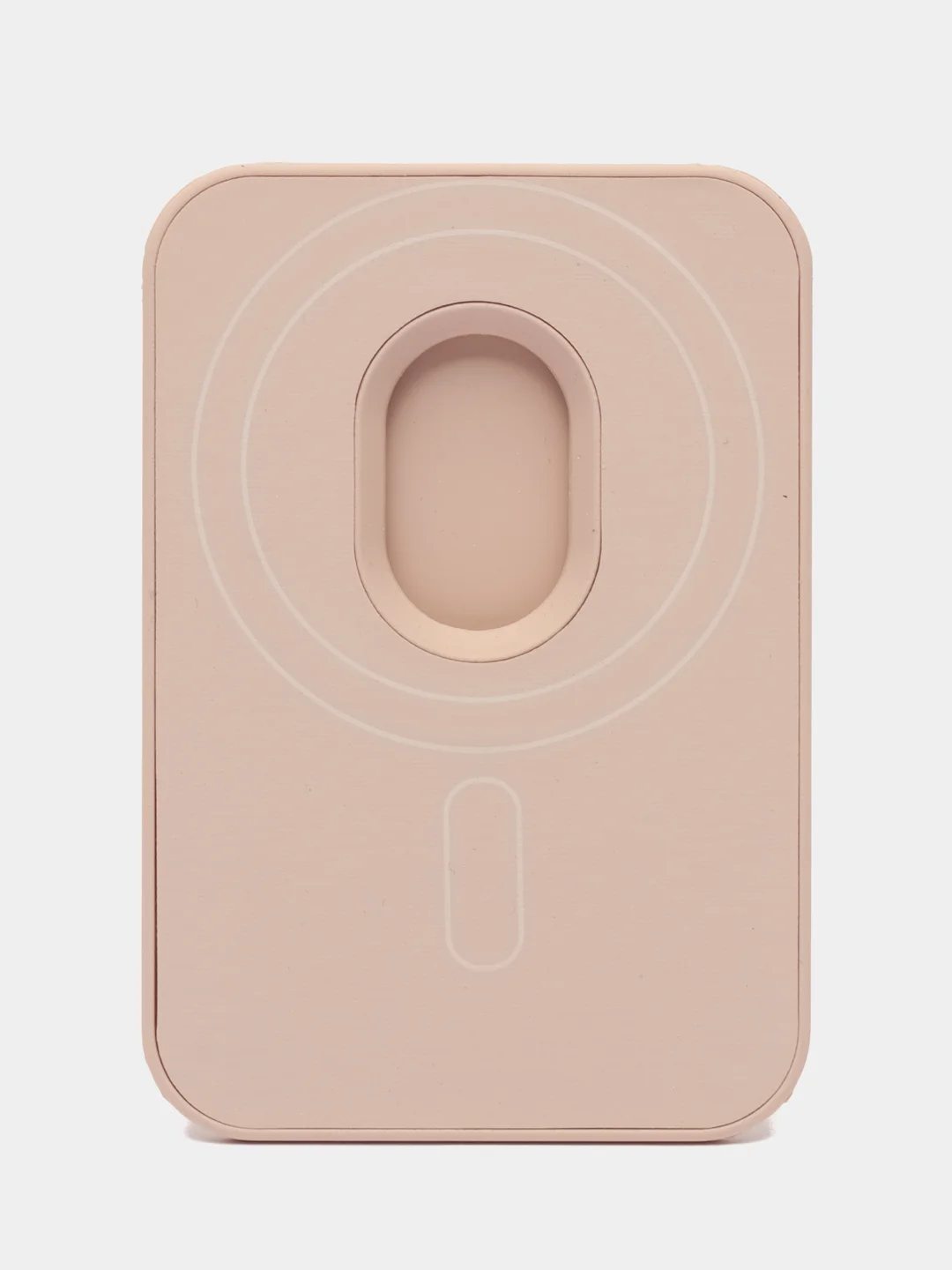 Пудровый iphone Silicone Wallet MagSafe / Силиконовый кошелёк магсэйф для айфона
