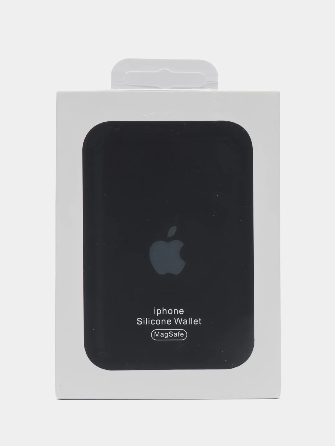 Черный iphone Silicone Wallet MagSafe / Силиконовый кошелёк магсэйф для айфона