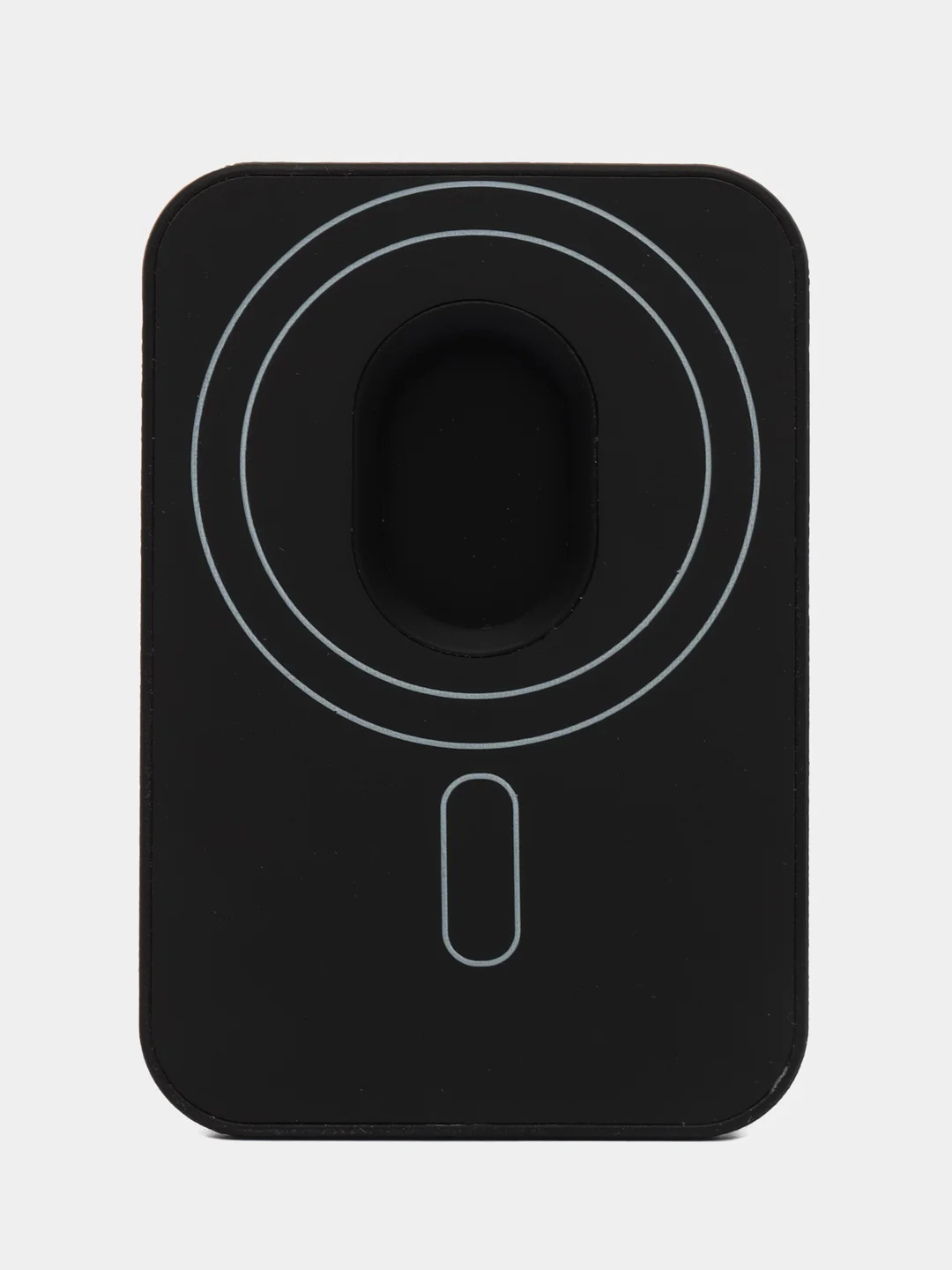 Черный iphone Silicone Wallet MagSafe / Силиконовый кошелёк магсэйф для айфона
