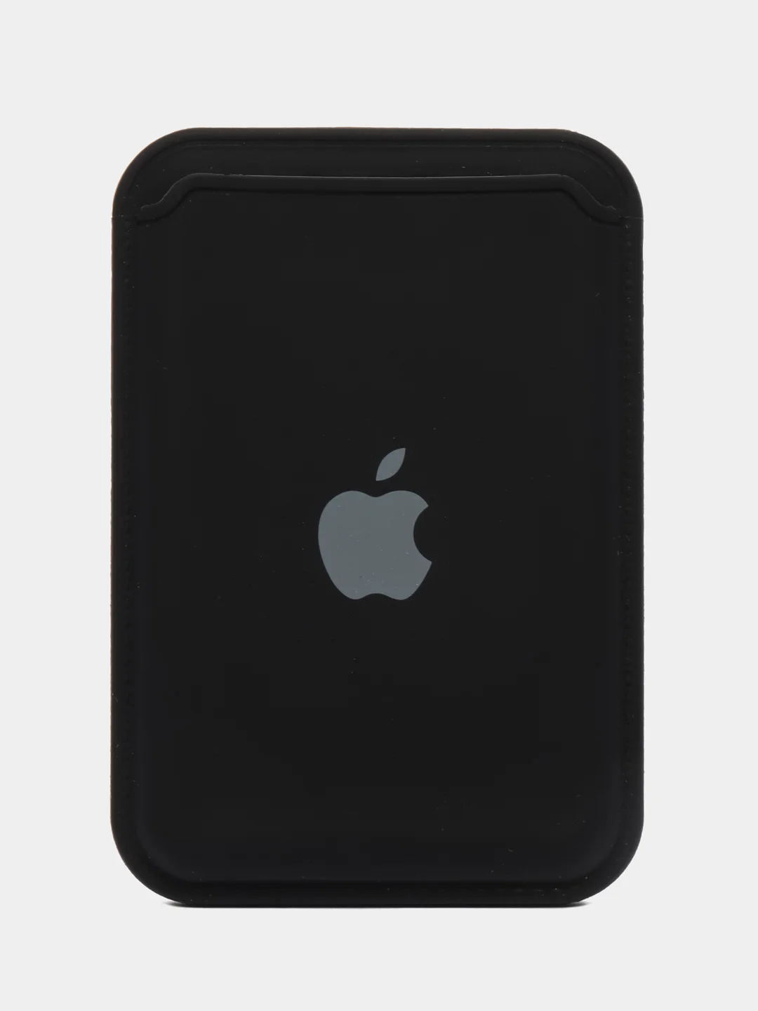 Черный iphone Silicone Wallet MagSafe / Силиконовый кошелёк магсэйф для айфона