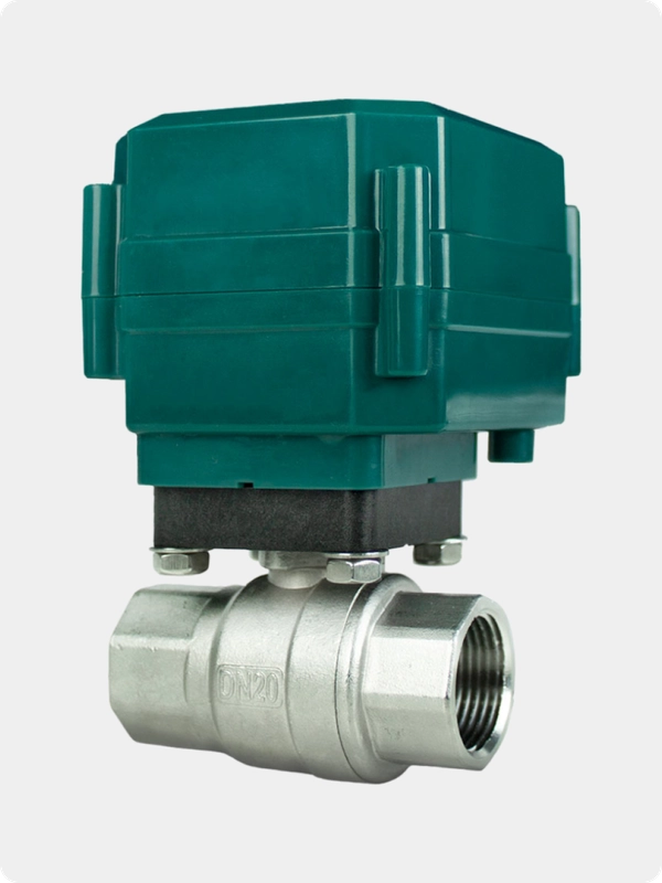 Шаровый кран с электроприводом 3/4" дюйма с WiFi модулем Ps-Link QT04-20W