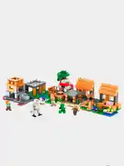 Конструктор Minecraft Village "Большая Деревня", игровой стол с отсеком для хранения