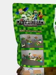Конструктор Minecraft Village "Большая Деревня", игровой стол с отсеком для хранения