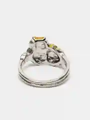 Серебряный кольцо "Сова"