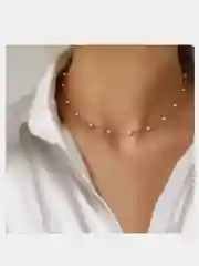 Серебряный подвеска чокер ожерелье кпоп, Многослойное колье сердечко k-pop, кулон с сердцем
