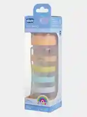 CHICCO Бутылочка Well-Being Uni 4 мес.+,сил.соска быстр.поток,РР,330мл.,оранж